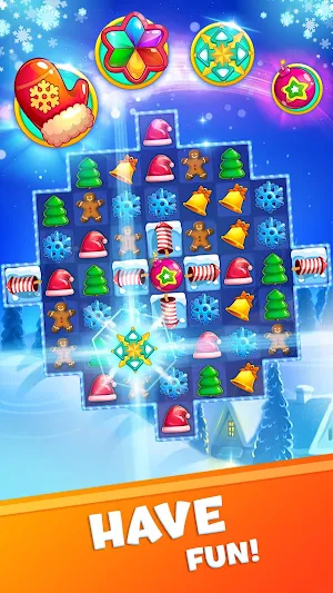 Christmas Sweeper 3 - Santa Claus Match-3 Game Screenshot 3