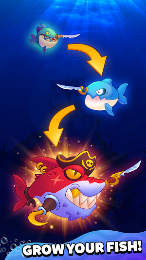 Sword Fish.IO: Fish Clash Screenshot 2