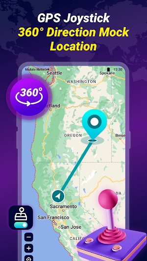 GPS Joystick: Location Spoofer Screenshot 1