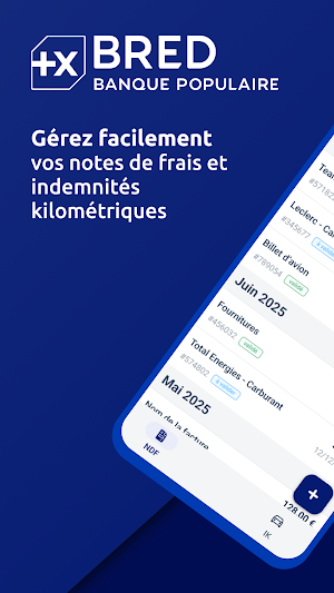 Notes de frais BRED Screenshot 0