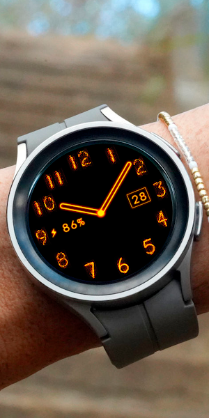 Analog NixieNeon Watch face Screenshot 2