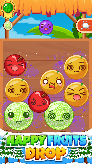 Happy Fruits Drop Screenshot 1