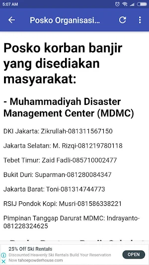 Cek Posko Banjir Screenshot 1