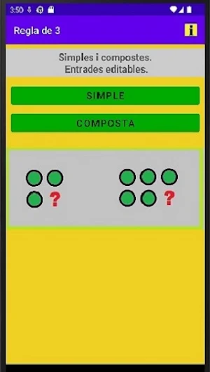 Regla de 3 Screenshot 1
