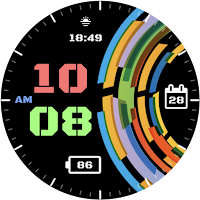 Vivid Digital Watch Face