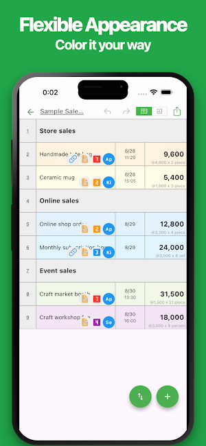 # Simple Sales Tracker Screenshot 2