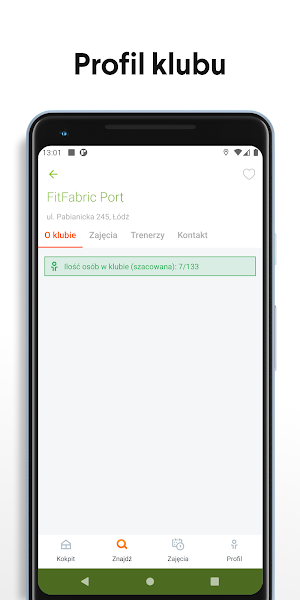 Fit Fabric Port App Screenshot 1