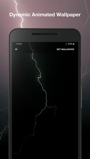 Real Lightning Storm Live Wallpaper PRO Screenshot 3