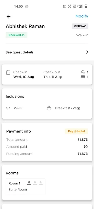HotelBook - Modern Hotel PMS Screenshot 1