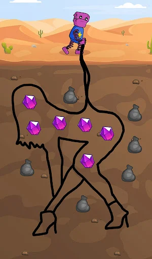 Gold Miner: Draw to Collect Screenshot 2