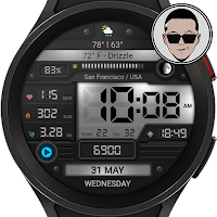 WFP 053 Digital watch face