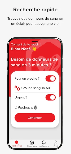 Djooli | Donneurs sang en 3min Screenshot 0