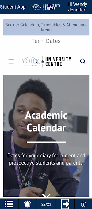 York College & Uni Centre Screenshot 2