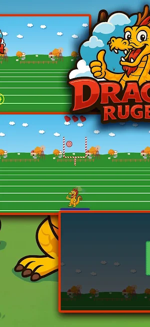 Dragon Rugby-Flick Ball Screenshot 1