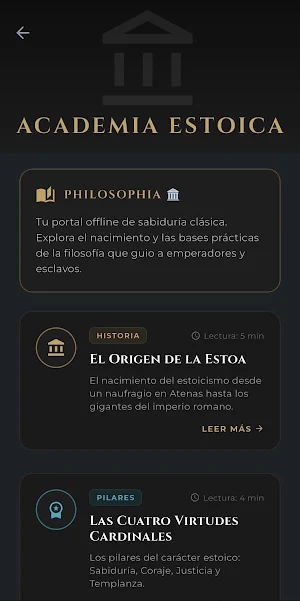 Stoa - Senda Estoica Screenshot 3