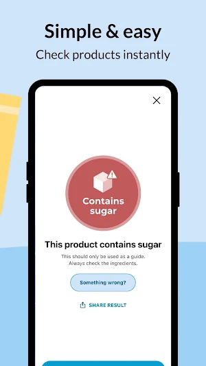 Sugar Free Scanner Screenshot 2