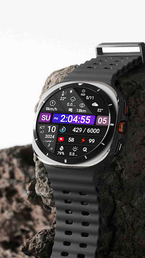 N-SPORT711 MultiNews WatchFace Screenshot 1