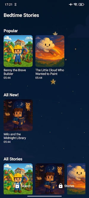 Bedtime Tales For Busy Parents Screenshot 1