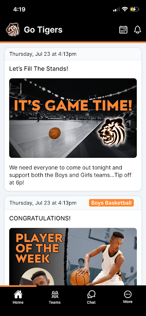 BCHS Tigers Athletics Screenshot 0