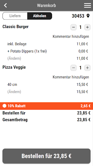 Linden Burger Hannover Screenshot 1
