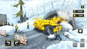 Snow Excavator Crane Simulator Screenshot 2