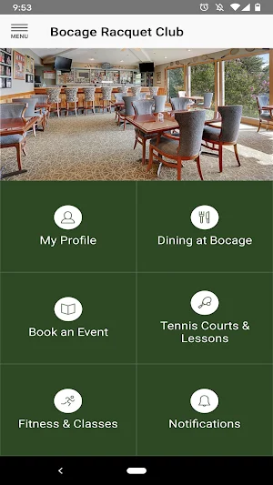 Bocage Racquet Club Screenshot 1
