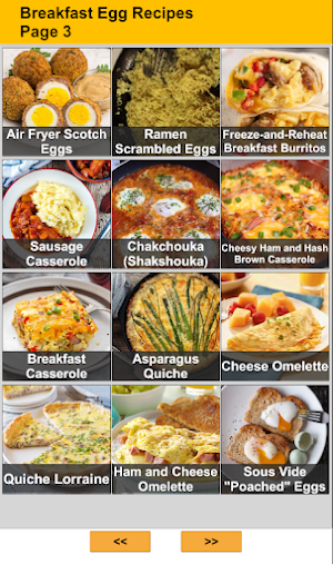 Egg Breakfast Recipes Screenshot 2