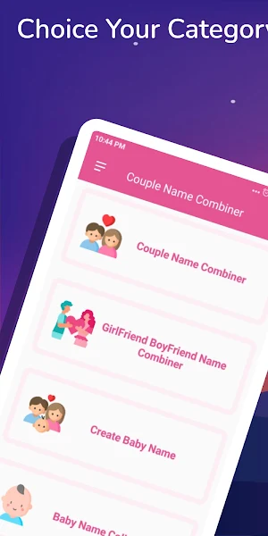 Couple Name Combiner - Baby Name (MOM+DAD=BABY) Screenshot 1