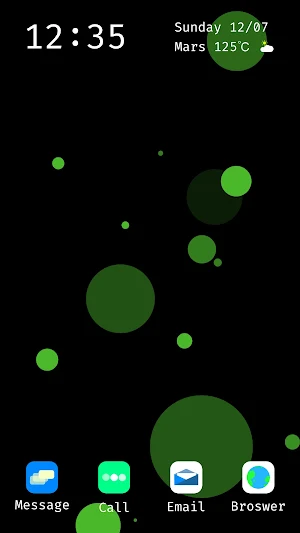 Blue Dynamic Live Wallpaper Screenshot 1
