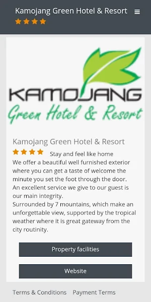Kamojang Green Hotel Screenshot 0