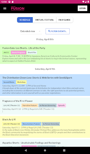 Outfest Festival Guide Screenshot 2