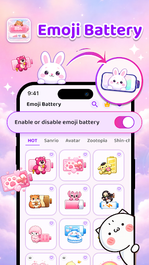 Emoji Battery Icon Customize Screenshot 0