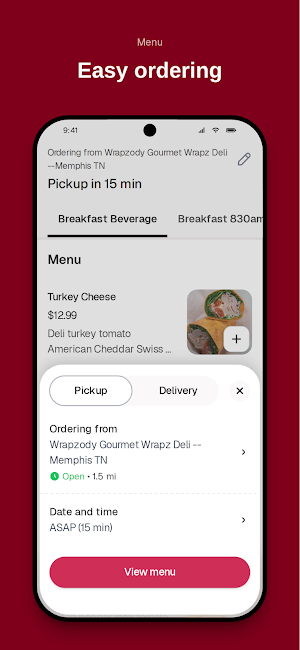 Wrapzody Gourmet Wrapz Deli Screenshot 2