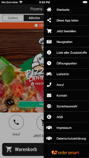 Pizzeria Langstadt Screenshot 2