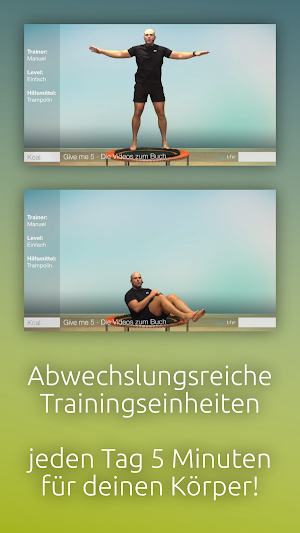 5 Minuten Trampolintraining Screenshot 1