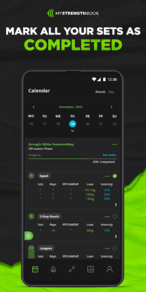 Training App (MyStrengthBook) Screenshot 3