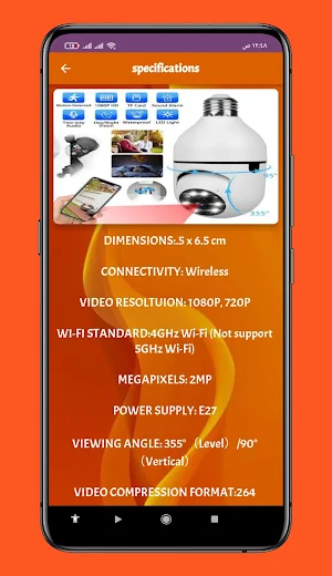 Wifi Light Bulb Camera Guide Screenshot 2