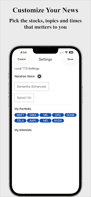 Sigma Speaks: Audio News Daily Screenshot 1