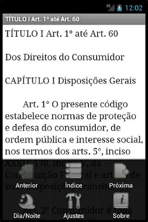 Código de Defesa do Consumidor Screenshot 1