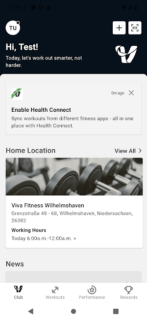 Viva Fitness Screenshot 1