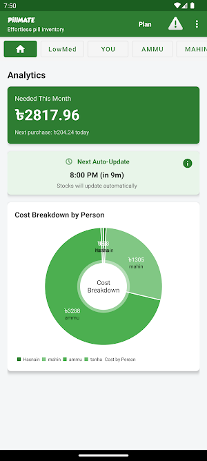 PillMATE - Family Med Tracker Screenshot 0
