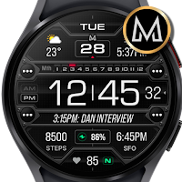 MD313 Digital Watch Face