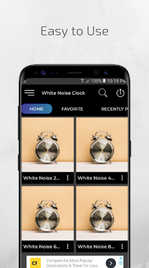 White Noise Clock Sleep Screenshot 1