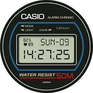Casio Digital watch face Screenshot 0