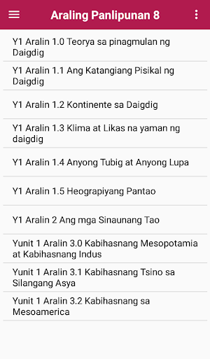 Araling Panlipunan 8 - Module 1 and 2 Screenshot 1