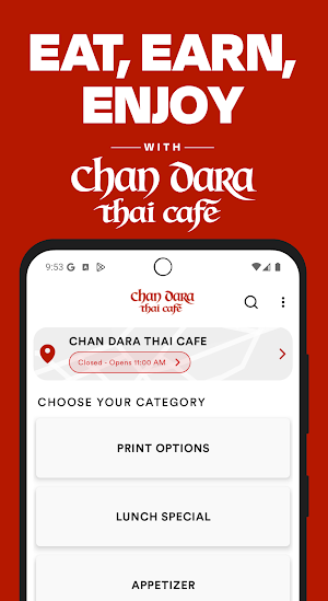 Chan Dara Thai Cafe Screenshot 0