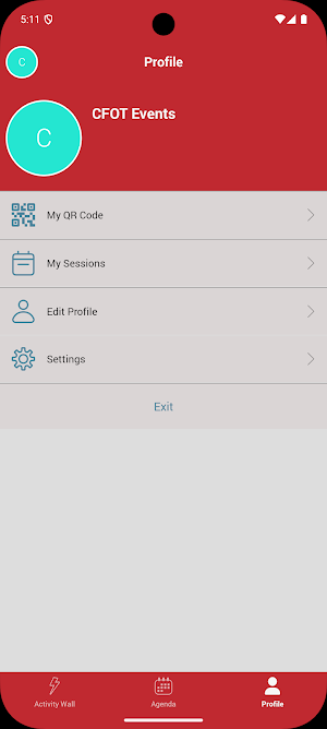 CFOT Events Screenshot 3