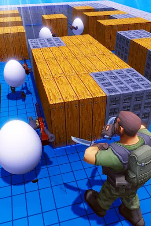 Ultimate Ninja Jail Break Assassin - Knife Hunt Screenshot 0