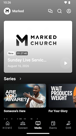 Marked Church App Screenshot 2