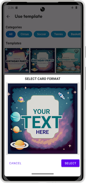 Birthday Invitation Card Maker Screenshot 3